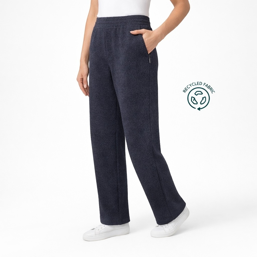 Mondetta Women's S Fleece Pant Black Recycled Fabric H0208